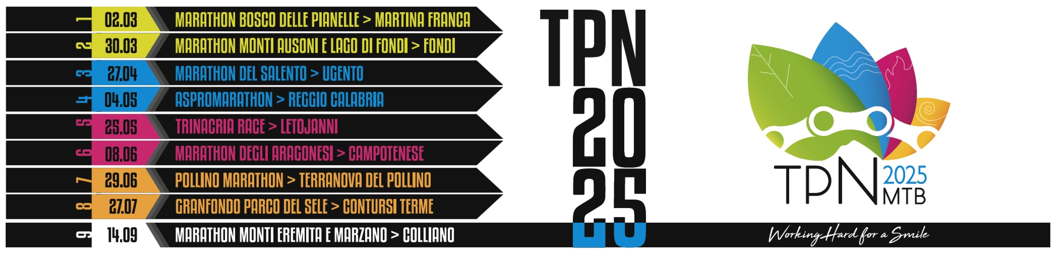 Calendario gare TPN 2024